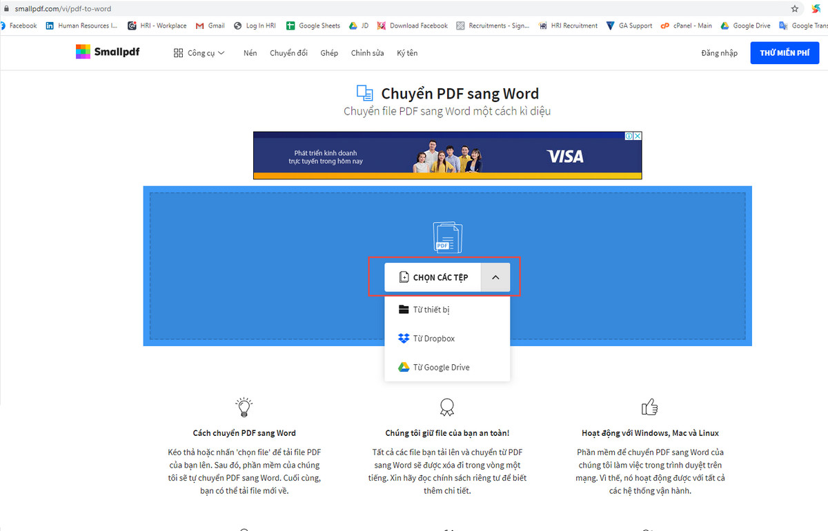 5 cách chuyển file PDF sang Word ONLINE MIỄN PHÍ