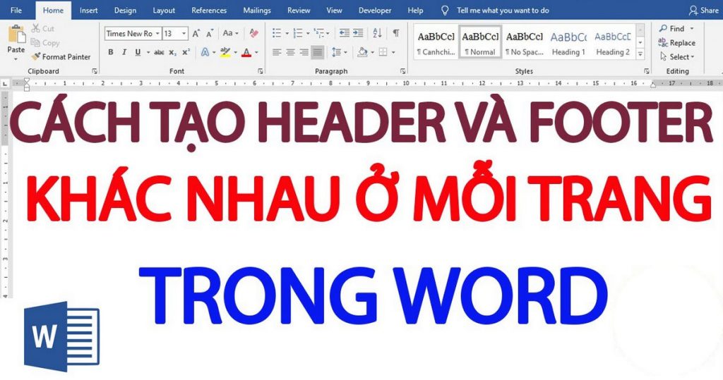 Cách tạo Header và Footer trong Word nhanh và đơn giản