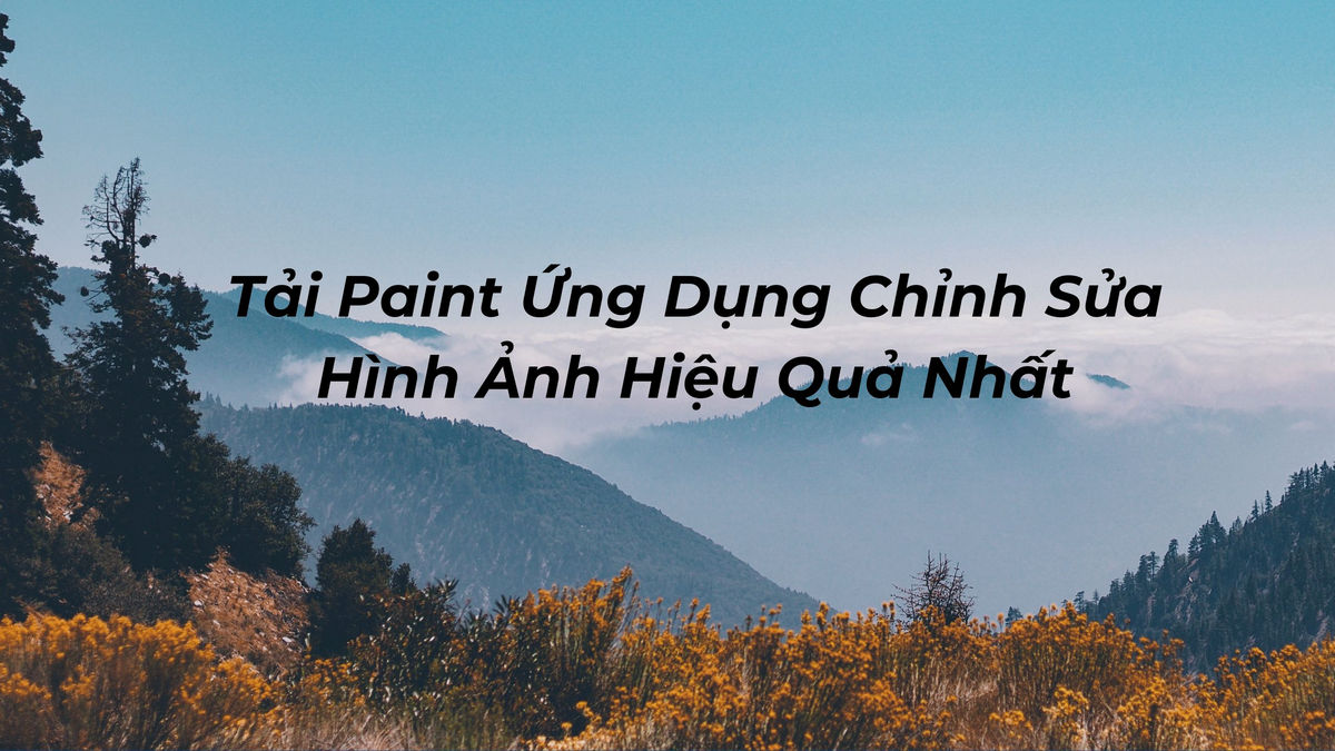 Phần Mềm Chỉnh Sửa